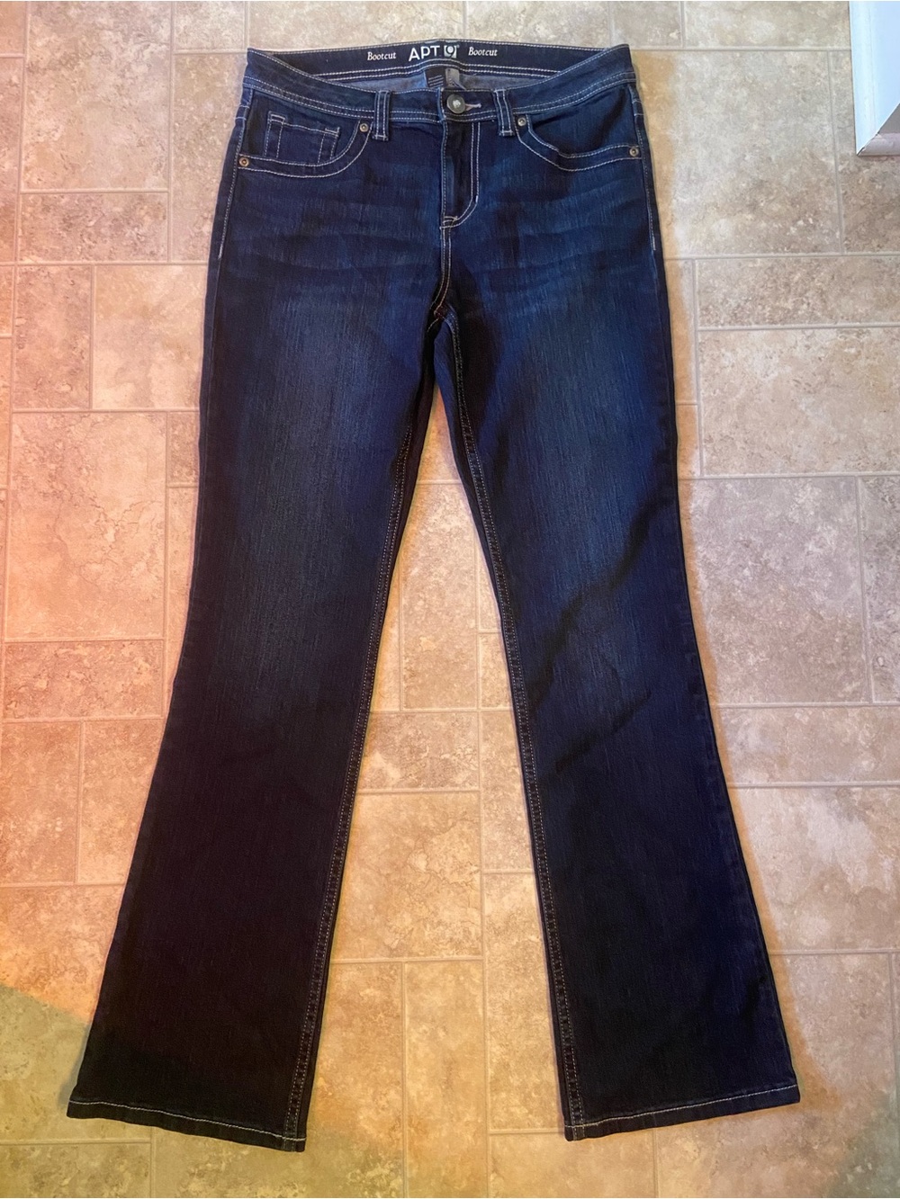Apt. 9 Women's Dark Indigo Bootcut Flare Jeans